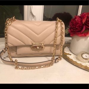 Michael Kors Quilted Cece Medium Bag MK Nude Pink